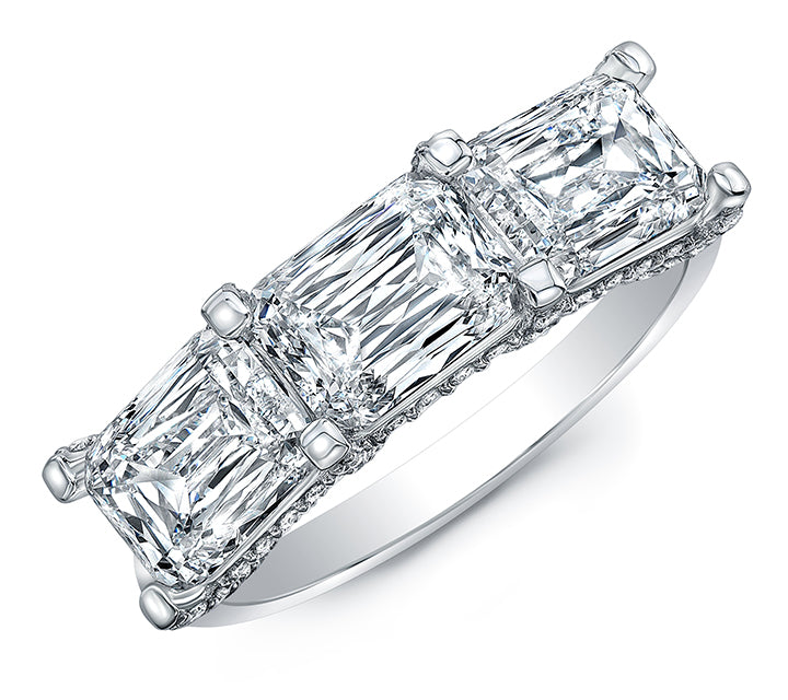 Three-Stone Diamond Band