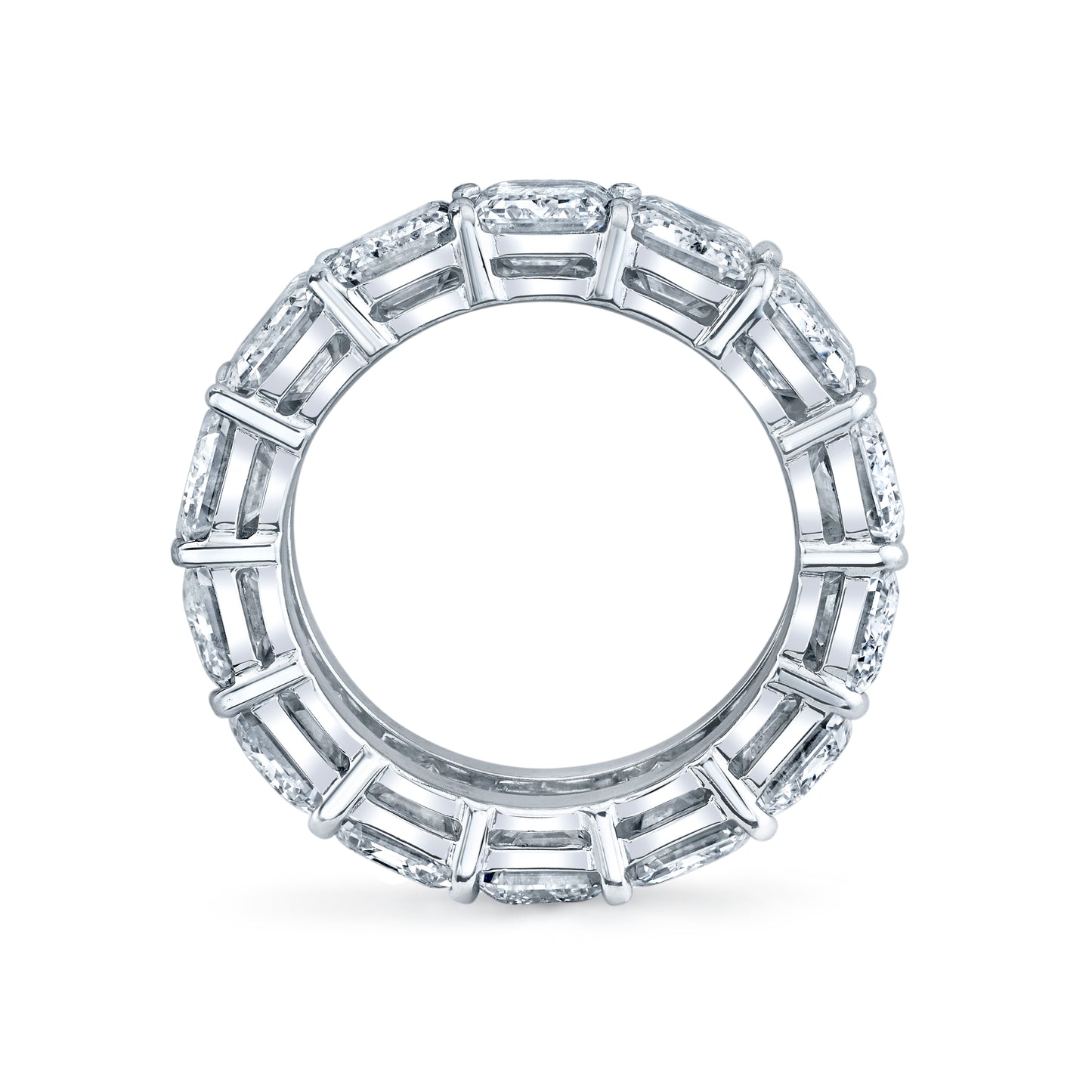 Emerald Cut Diamond Eternity Band