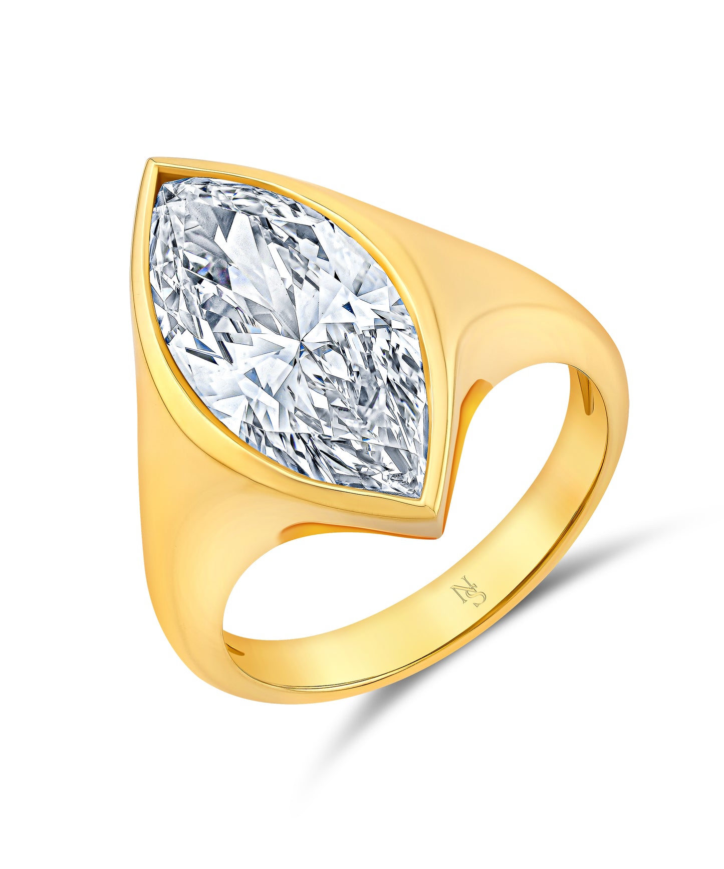 4.01 Carat Marquise Diamond Ring
