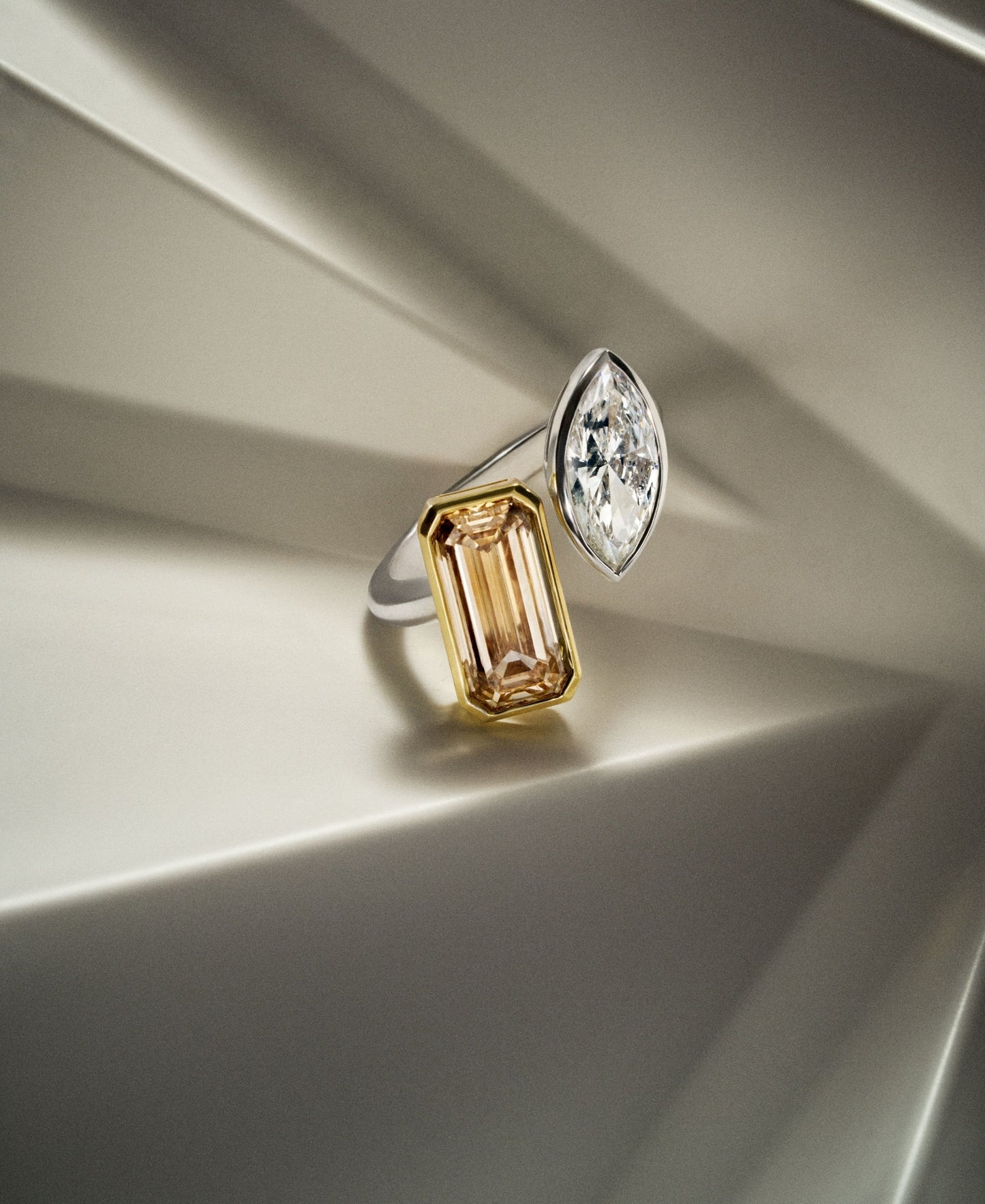 Norman Silverman Fancy Shape Bypass Ring