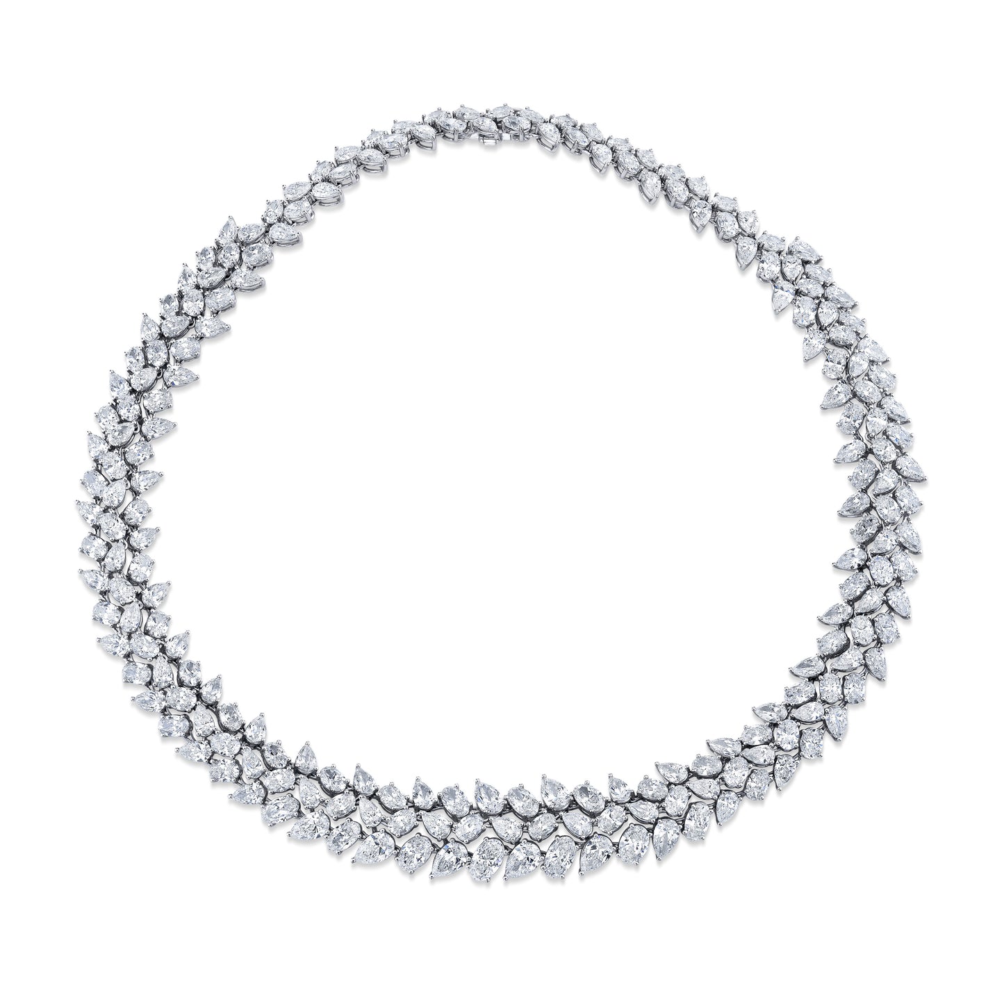 Fancy Shape Collar Necklace
