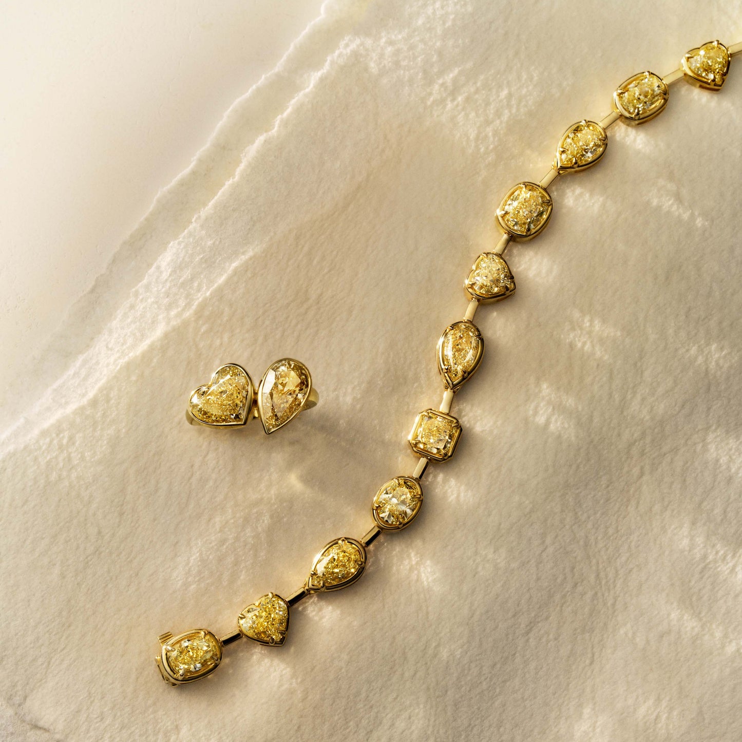 Fancy Yellow Diamond Bracelet