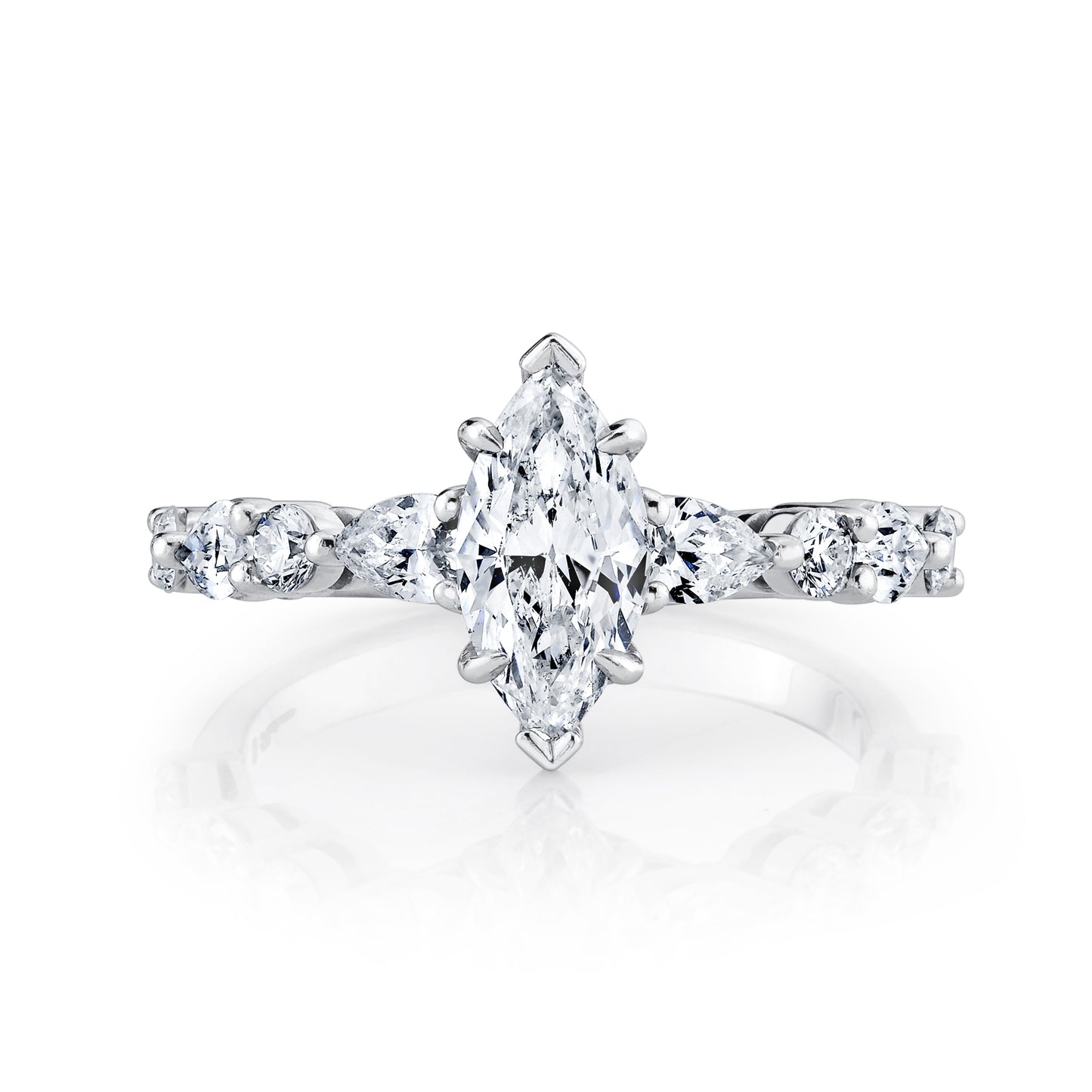 Marquise Cut Diamond Engagement Ring