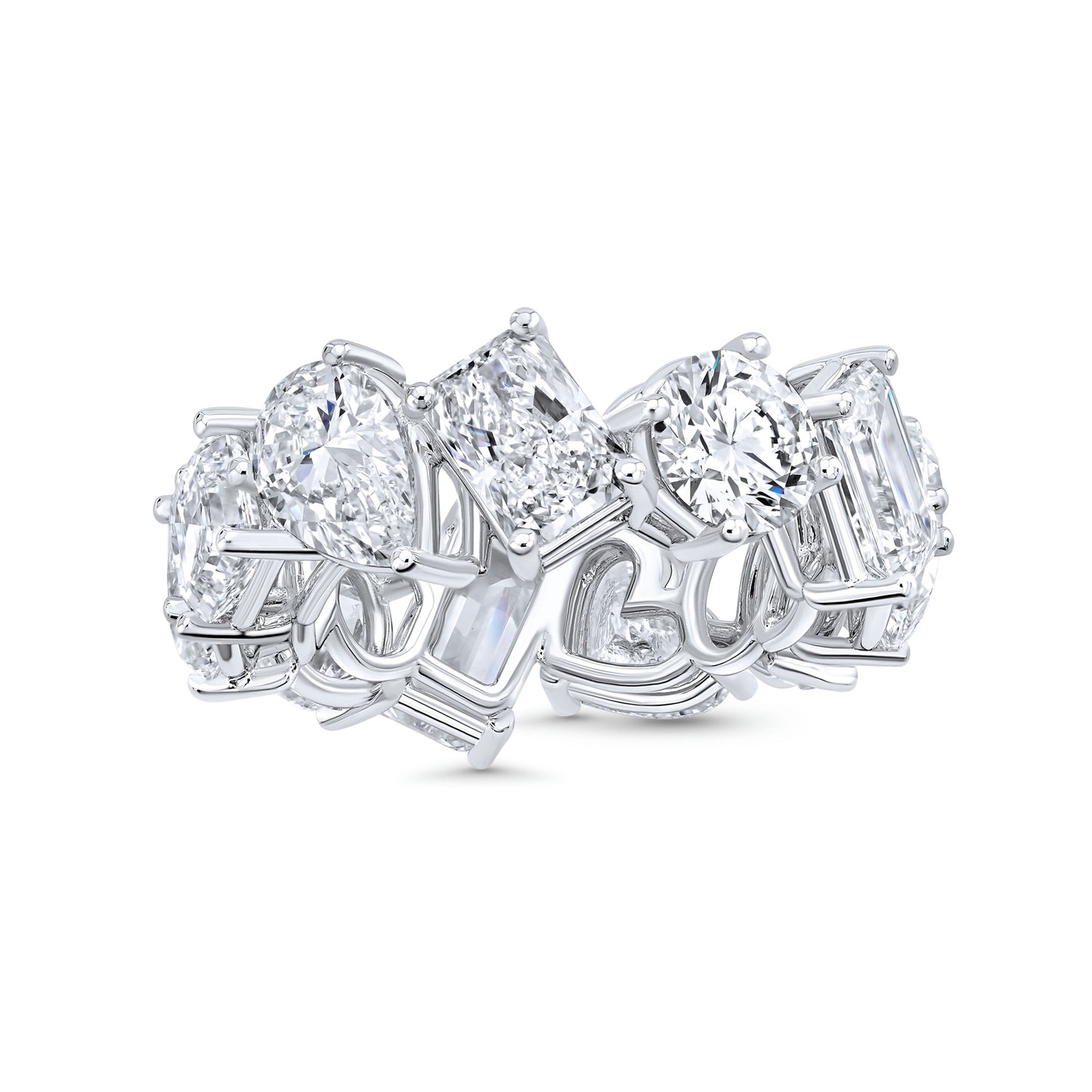 Fancy Shape Diamonds Eternity Band