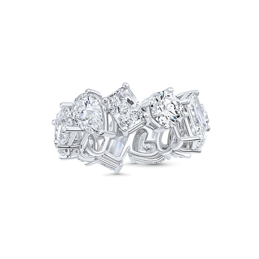 Fancy Shape Diamonds Eternity Band