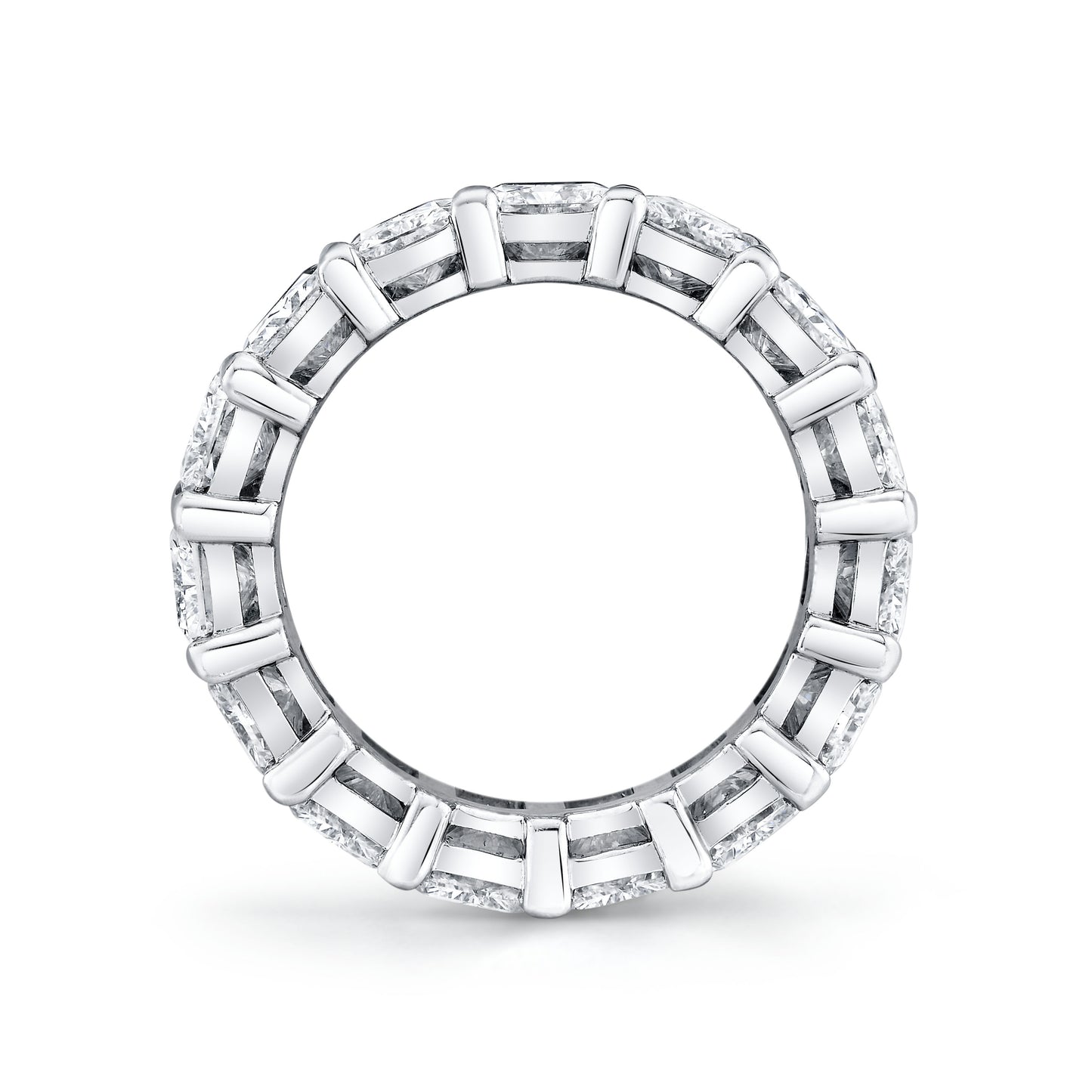 Radiant Cut Diamond Eternity Band