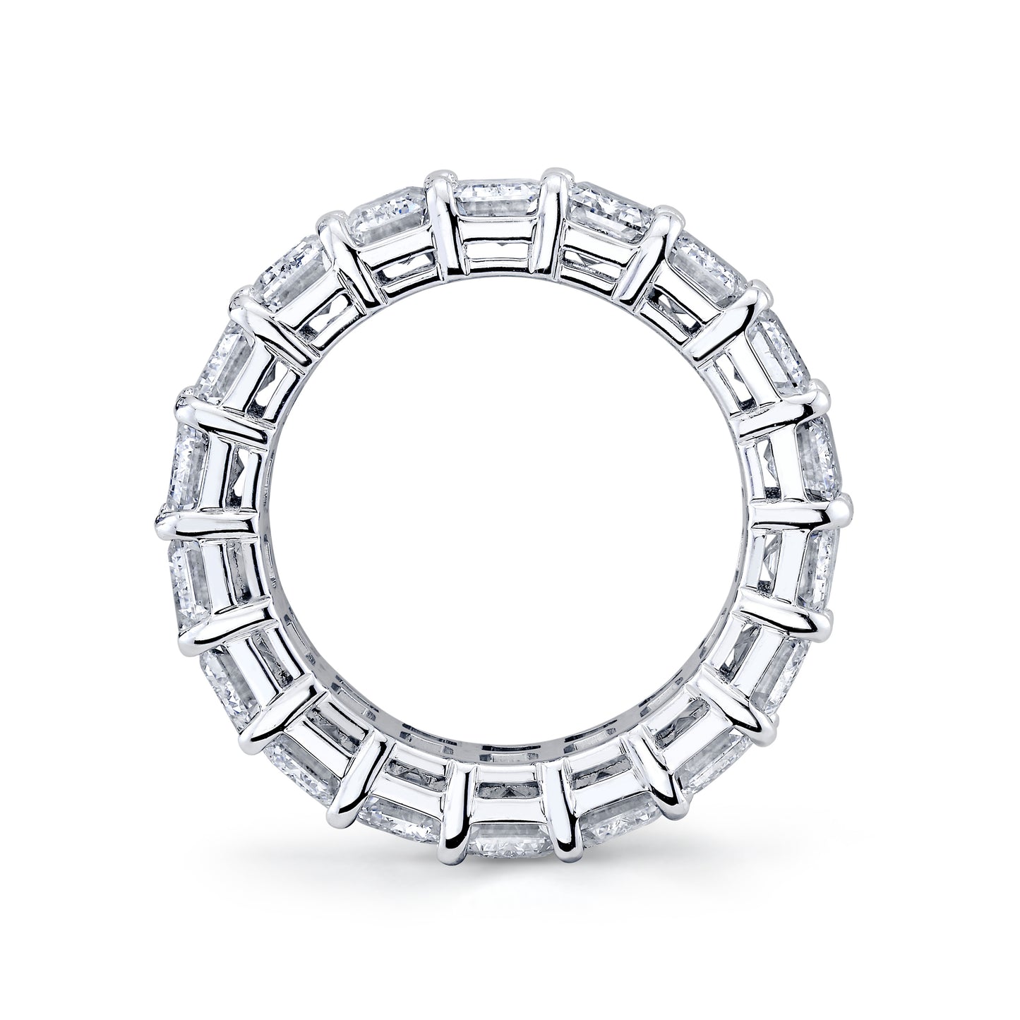 Double Row Diamonds Eternity Band