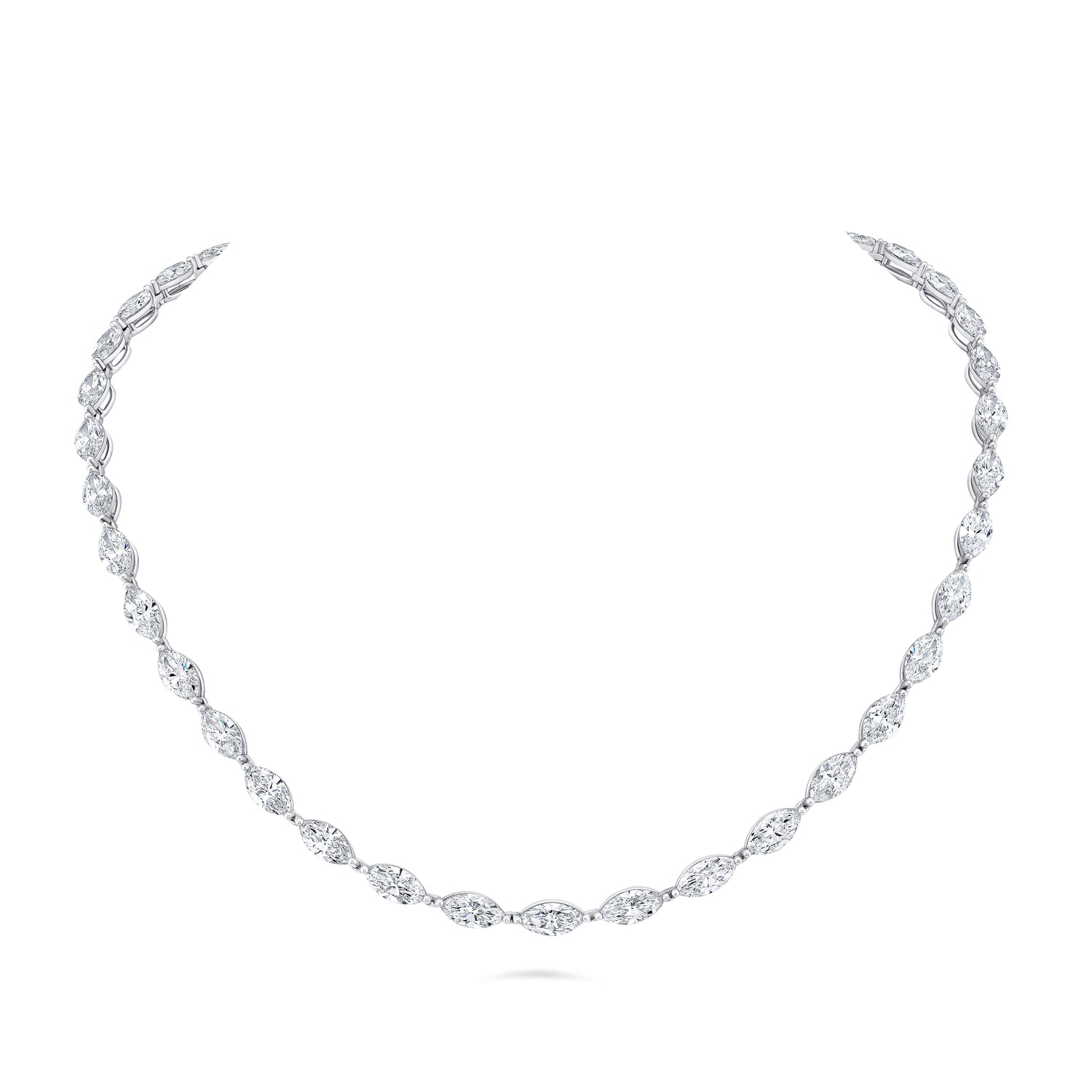 Oval Diamond Necklaces