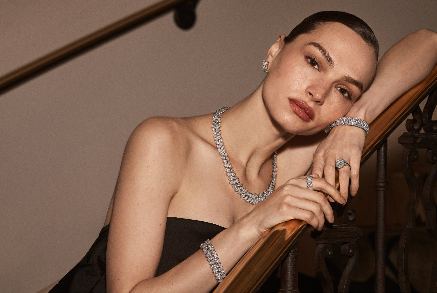 Norman Silverman fancy shaped fine diamond jewelry