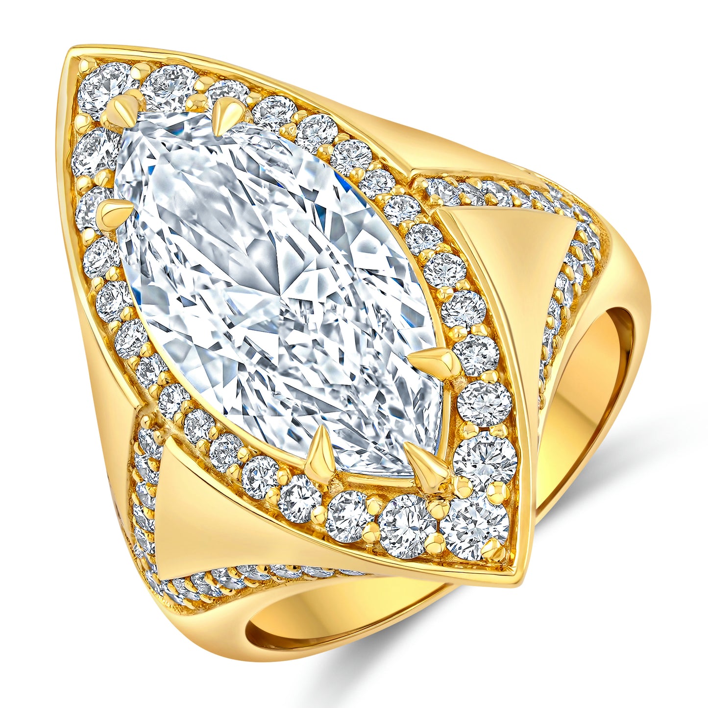 Marquise Cut Diamond Ring