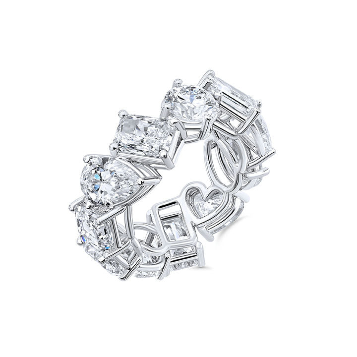 Fancy Shape Diamonds Eternity Band