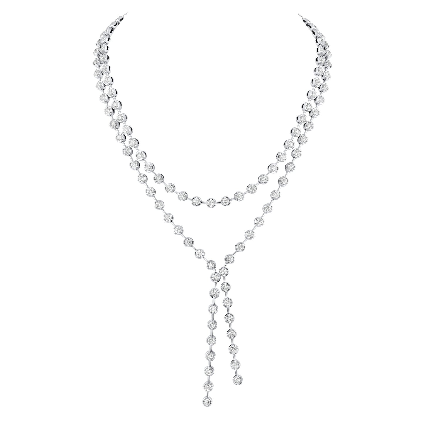 Lariat Diamond Necklace