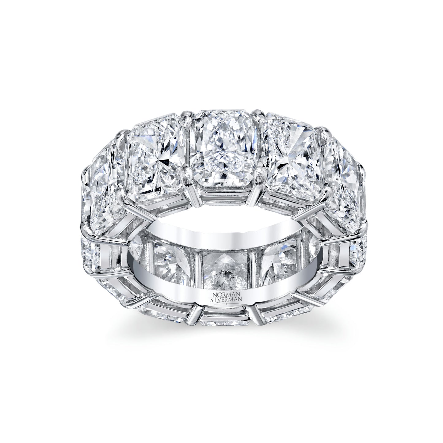 Radiant Cut Diamonds Eternity Band