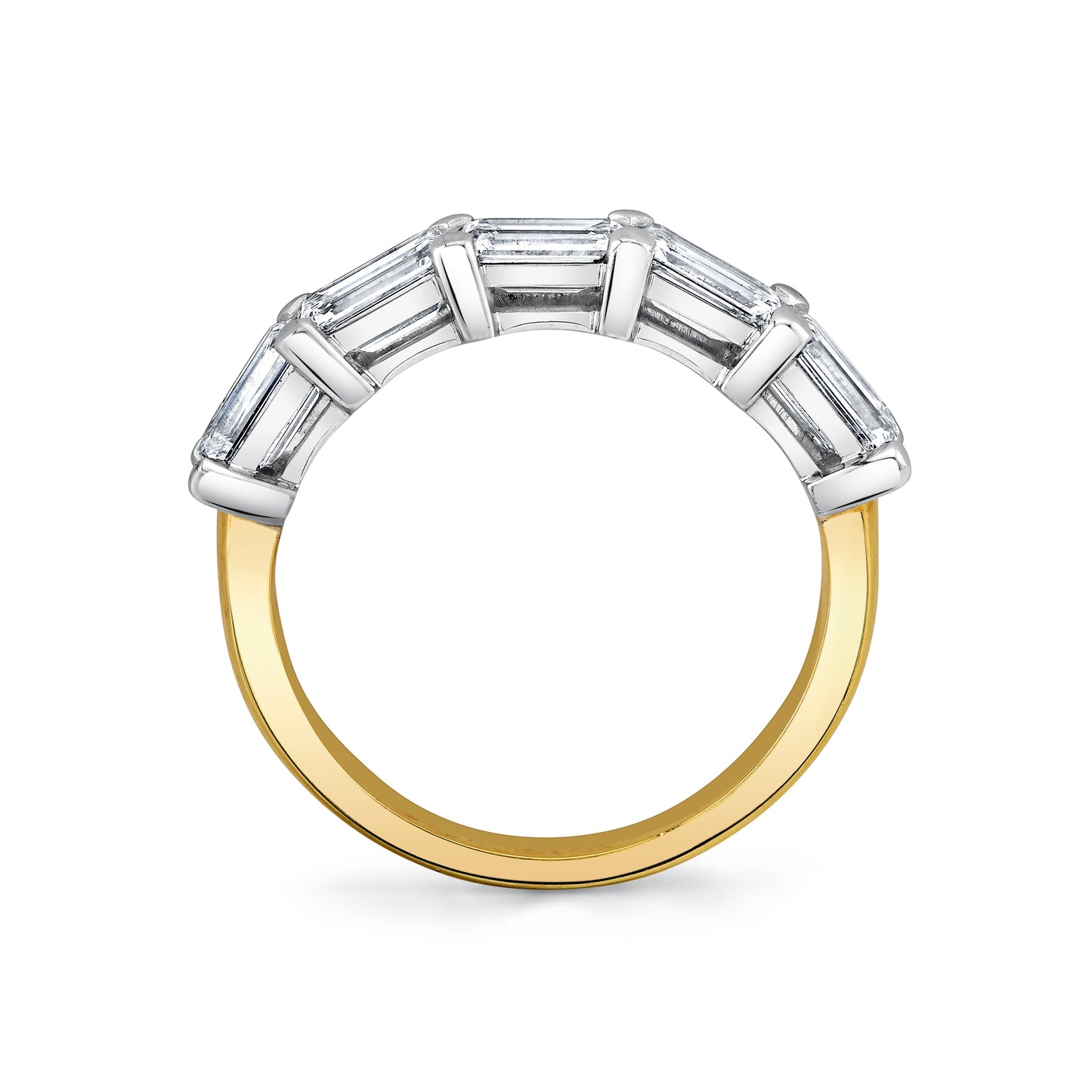 East-West Half-way Diamond Eternity Band