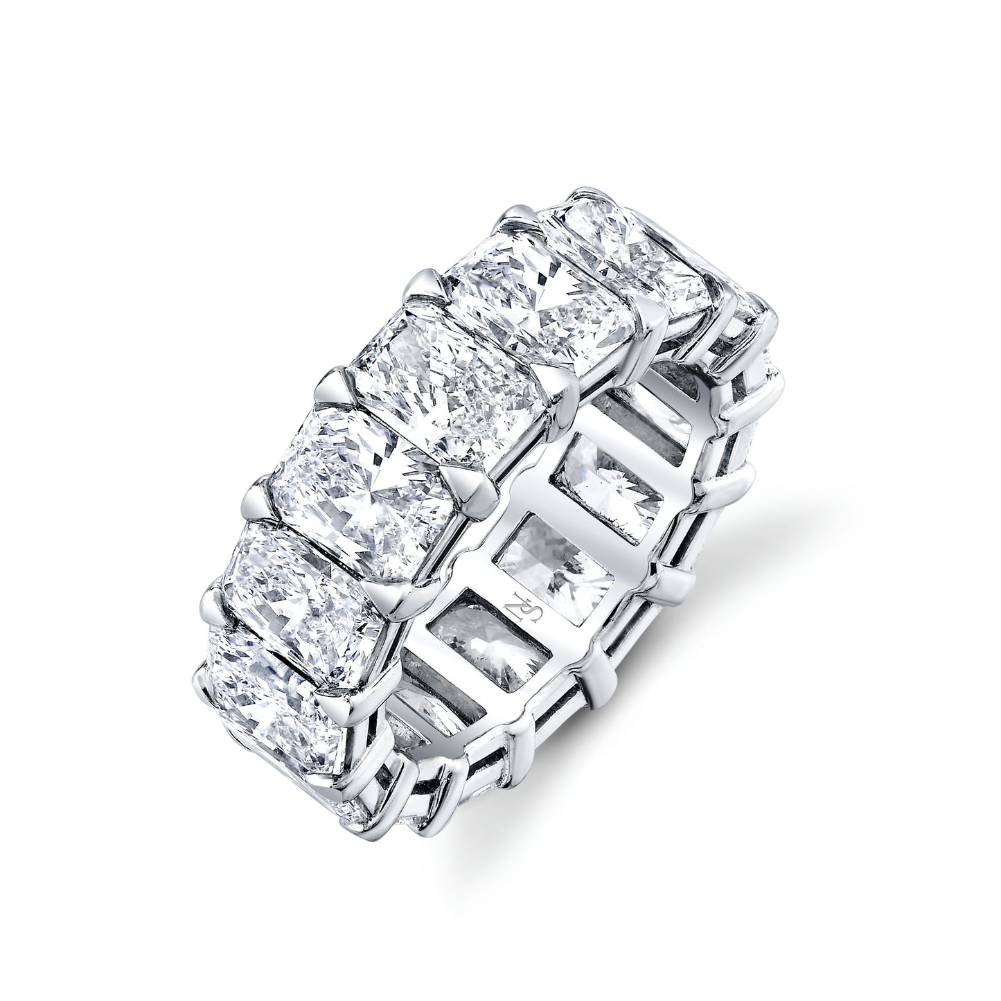 Radiant Cut Diamond Eternity Band