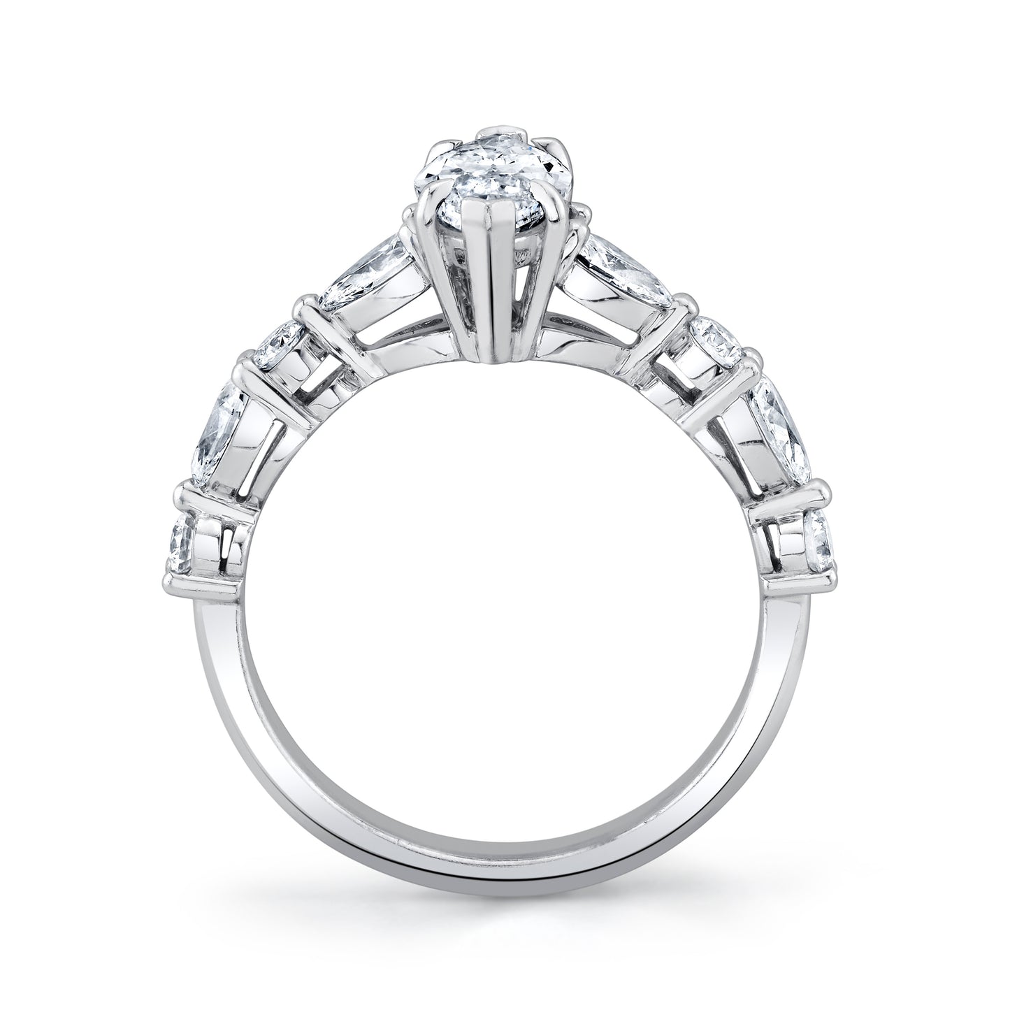 Marquise Cut Diamond Engagement Ring – Norman Silverman