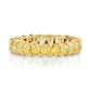 Fancy Vivid Yellow Cushion Cut Diamond Eternity Band