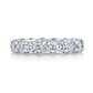 Round Cut Platinum Eternity Band