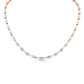Graduated Emerald Cut Diamond Necklace