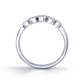 Petite .30 Carat 18k White Gold Ring