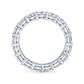 Round Cut Platinum Eternity Band