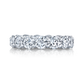 Round Cut Platinum Eternity Band