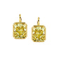 Fancy Yellow Diamond Drop Earrings