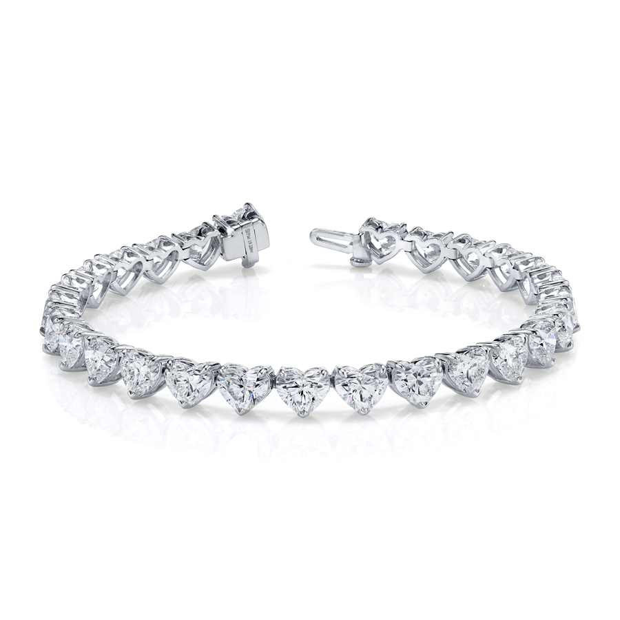 Norman Silverman Los Angeles | 19.28 Ct Platinum 3-Prong Bracelet