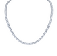 21.37 Carat Classic Straight-line Diamond Necklace