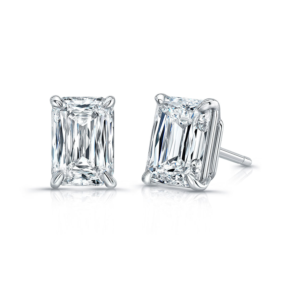 Norman Silverman Los Angeles | 2.5 ct Rounded Brilliant Cut Diamond Studs