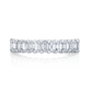 Emerald Cut Diamond Halfway Eternity Band