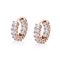Norman Silverman Signature Diamond Huggies