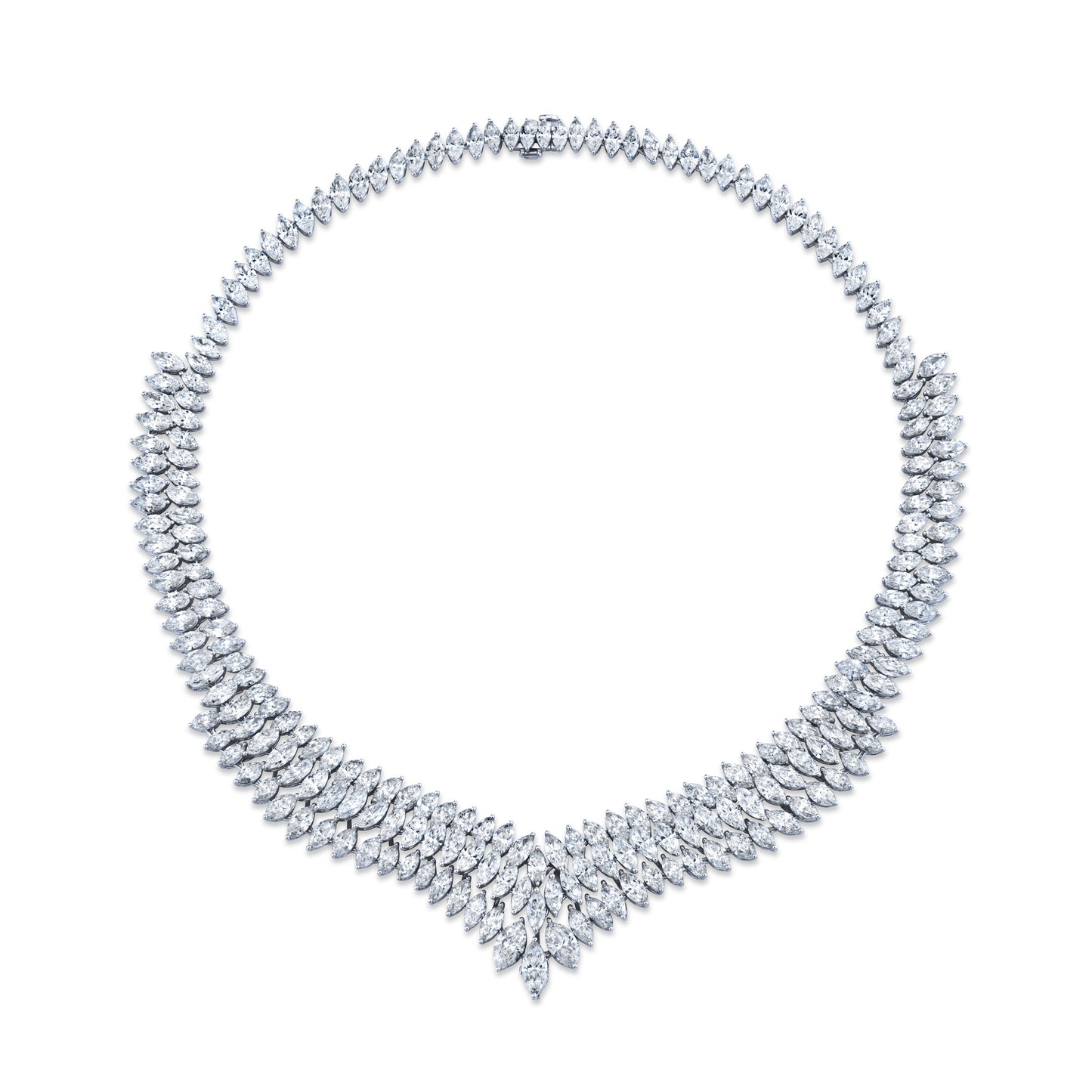 Marquise Diamond Collar Necklace