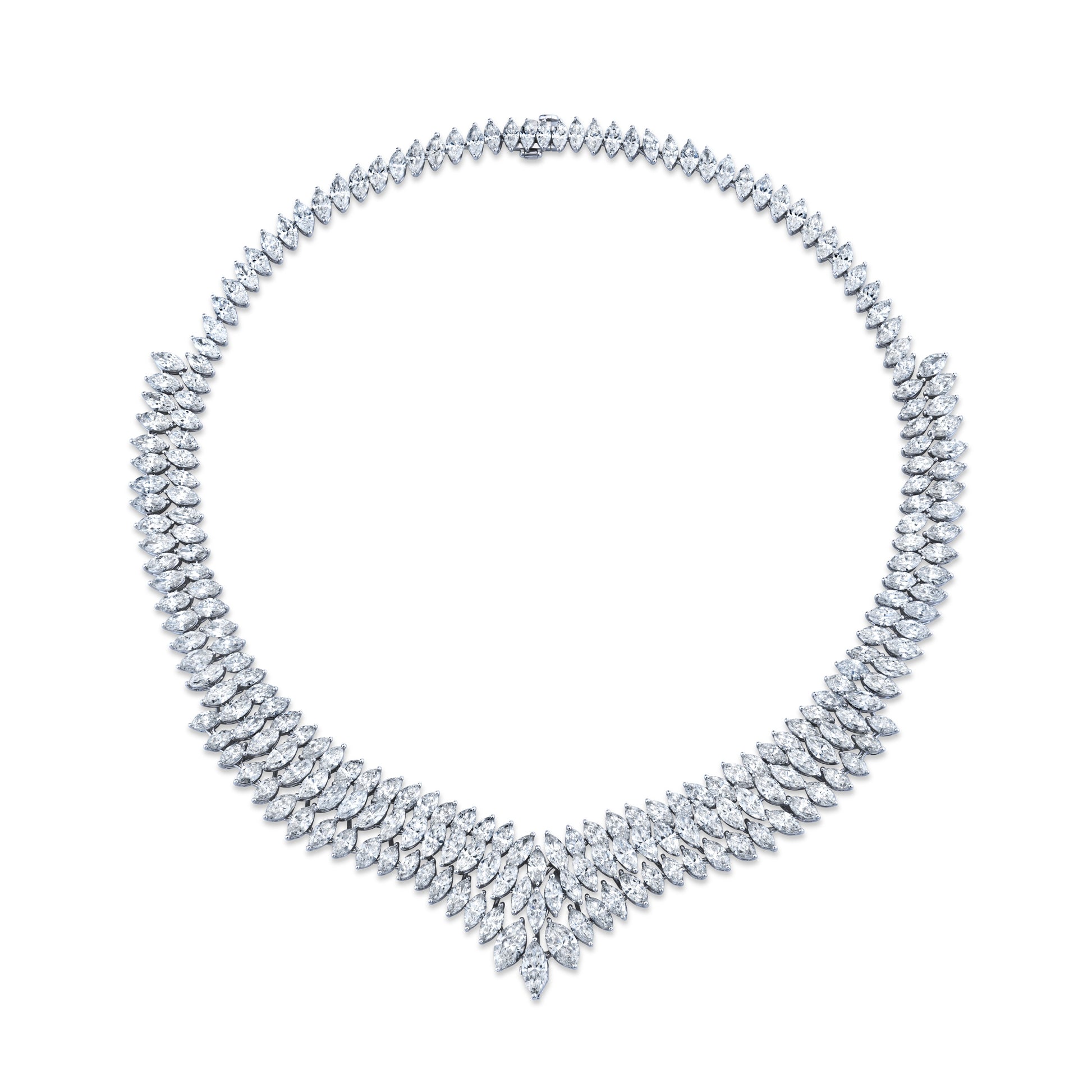 Marquise Diamond Collar Necklace