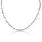 17.97 Carat 18k White Gold Diamond Necklace