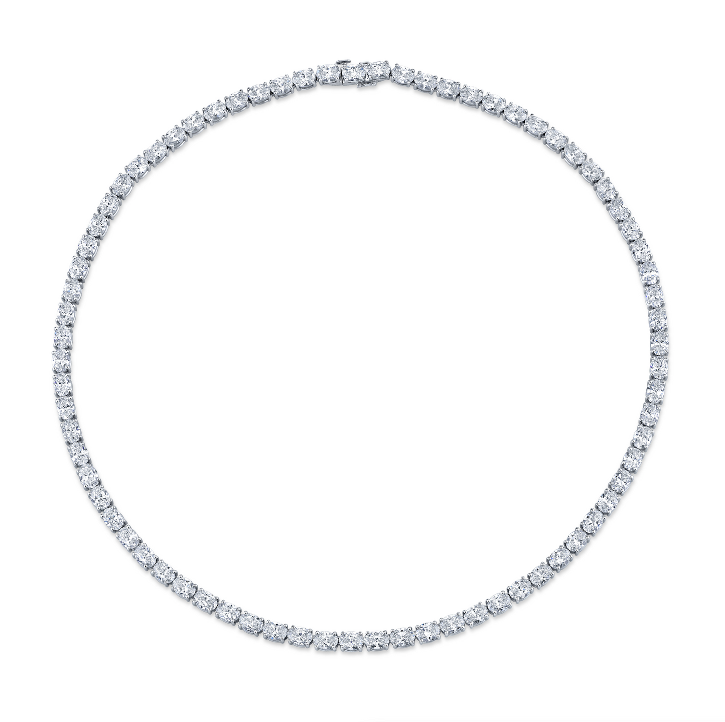 23.29 Carat East-West Diamond Set Necklace