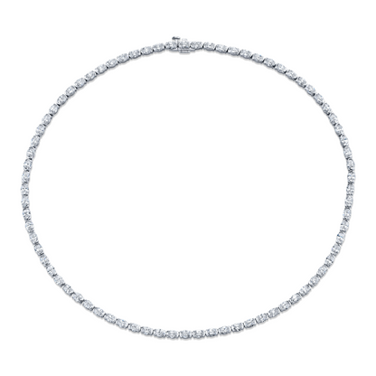 14.65 Carat Oval Cut Diamond Necklace