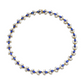 43.69 Carat Sapphire Diamond Deco Necklace