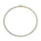 27.66 Carat 18k Yellow Gold Straight Line Necklace