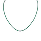 5.8 Carat Diamond Accent Straight Line Necklace