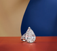 13.71 Carat Pear Shape Diamond Ring