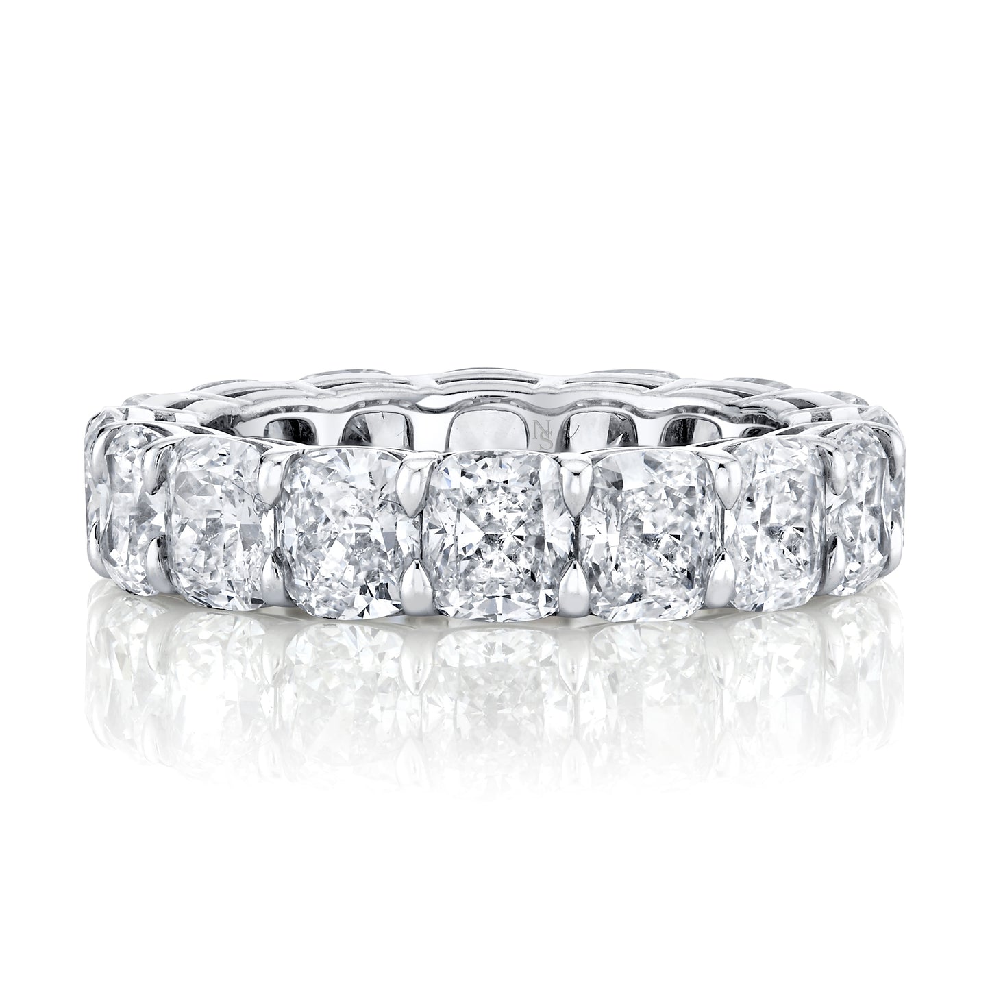 Cushion Cut Diamond Eternity Band