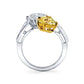 Twin Heart Shape Diamond Ring